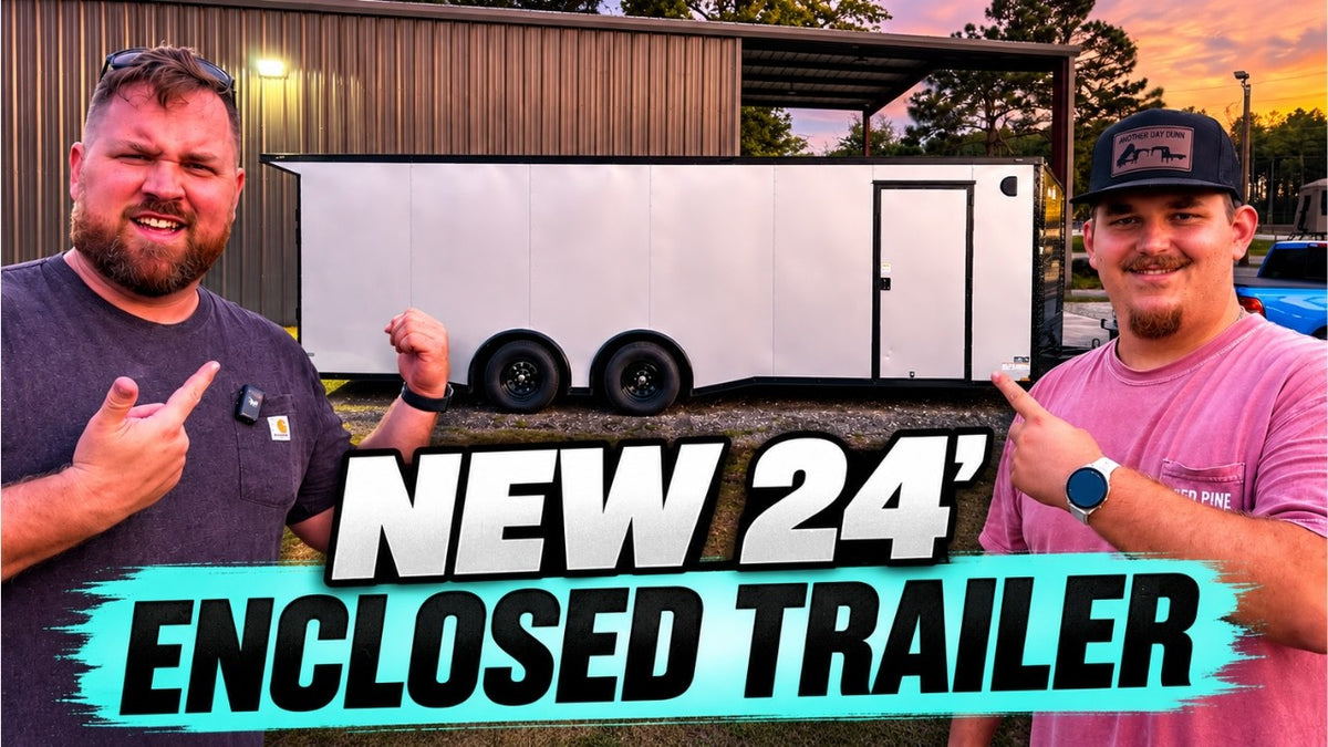 Buying a New Enclosed Trailer for My Rental Business: Red Pine Trailers Dealer Tour
