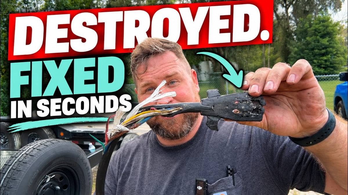 A Customer Destroyed My Trailer Plug… This Made the Fix Easy