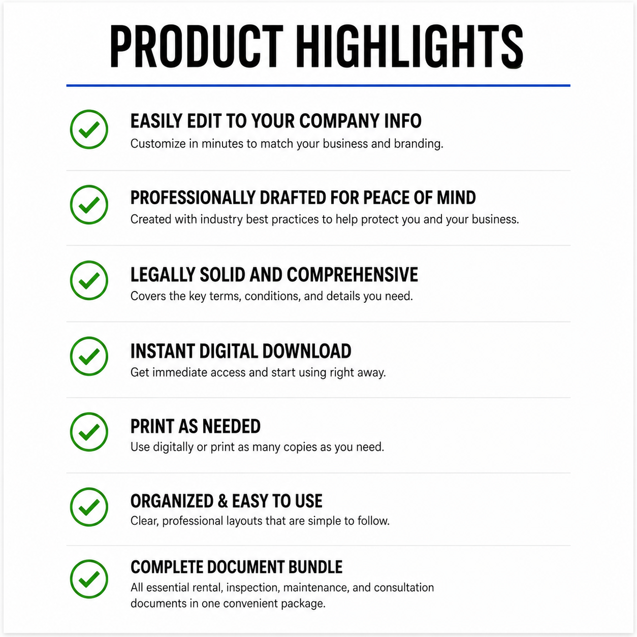 Complete Trailer Rental Document Pack – Trailer Hustle