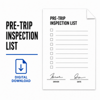 Pre-Rental Walk-Around Checklist