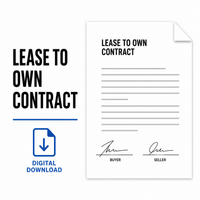 Lease-to-Own Agreement